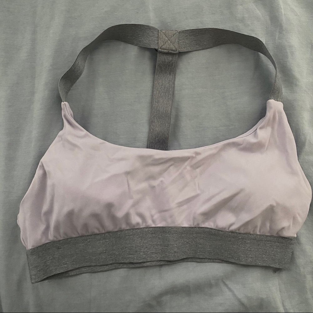 Lou & Grey LOFT Lavender T-back Sports Bra